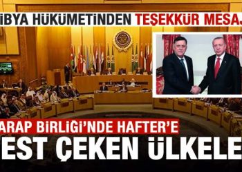 Arap Birliği toplantısında Hafter’e rest çeken ülkeler!