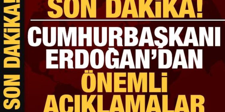 Başkan Erdoğan’dan canlı yayında önemli açıklamalar!