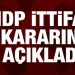 HDP’nin başını çektiği Emek ve Özgürlük İttifakı, aday kararını açıkladı