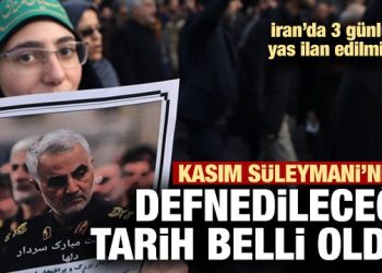 Kasım Süleymani’nin defnedileceği tarih belli oldu
