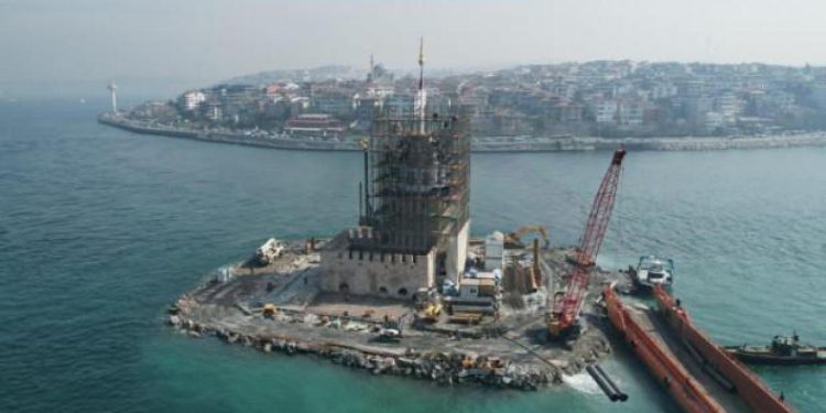 Kız Kulesi’nin restorasyon öncesi fotoğrafları şoke etti!