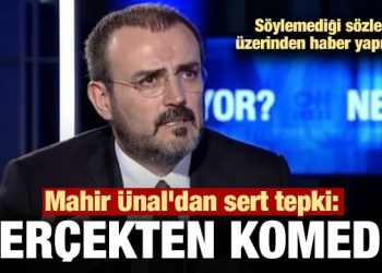 Mahir Ünal’dan sert tepki: Gerçekten komedi