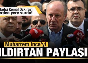 Muharrem İnce’yi çılgına çeviren paylaşım! Anketçi Kemal Özkiraz’a ağır sözler