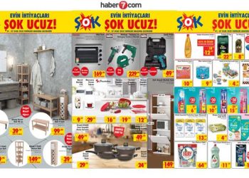 ŞOK 1 Ocak aktüel ürünler kataloğu! Yeni yıla özel dev indirim..