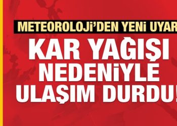 Son Dakika Haberi: Meteoroloji uyarmıştı! Kar yağışı nedeniyle ulaşım durdu