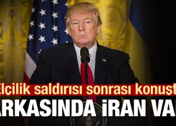 Trump: ABD Büyükelçiliği’ne saldırıyı İran organize ediyor