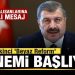 Bakan Koca’dan sağlık çalışanlarına mesaj: İkinci ‘Beyaz Reform’ dönemi başlıyor