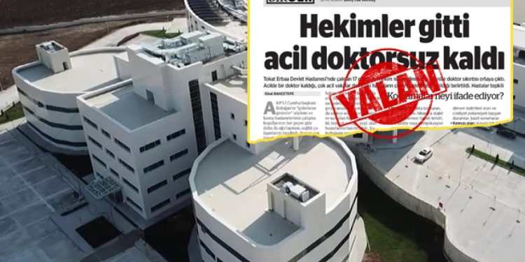Erbaa Hastanesi’ndeki toplu istifa haberi yalan çıktı! İşte hekim sayısı