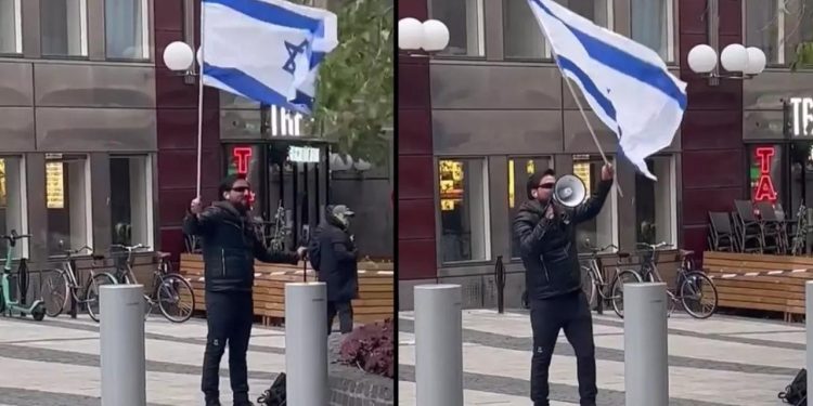 Irak asıllı Momika yine ortaya çıktı, bu kez İsrail bayrağı açarak Kur’an’a saldırdı!