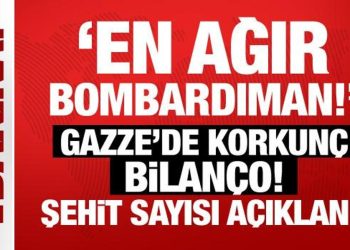 İşgalci İsrail’den Gazze’ye gece boyu saldırı: En az 400 şehit var!