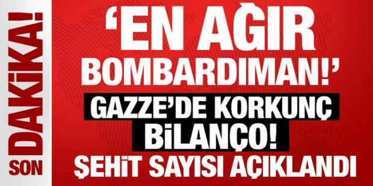 İşgalci İsrail’den Gazze’ye gece boyu saldırı: En az 400 şehit var!